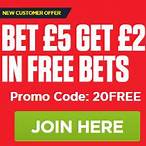 free bet offers 2019